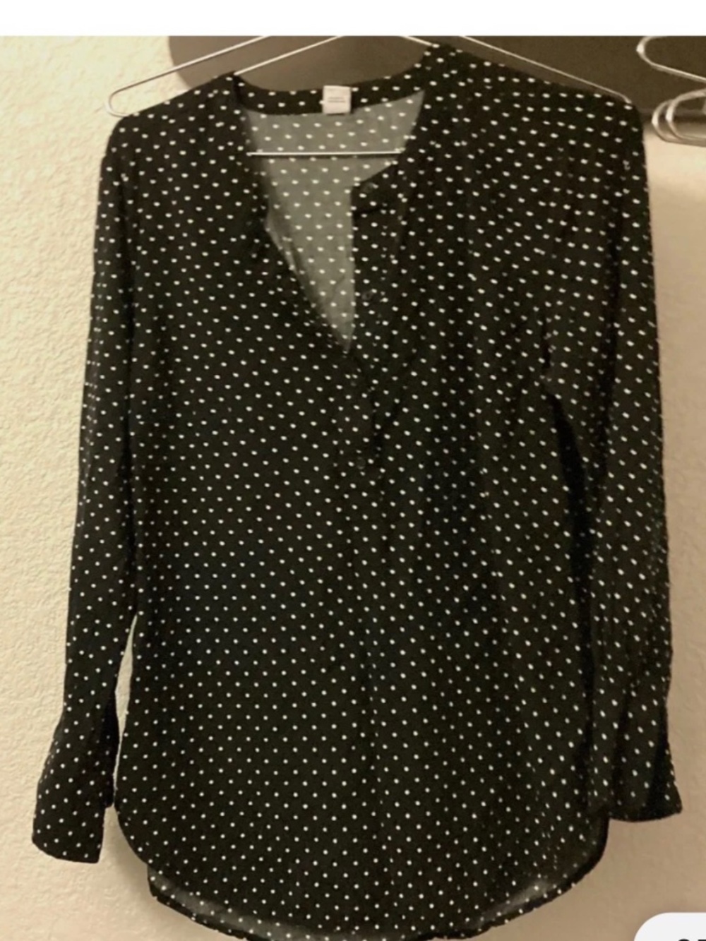 Polka dot Old Navy blouse extra large comfortable and stretchy